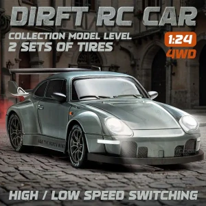 Vysokorychlostní 4WD RC Drift Car se světly
