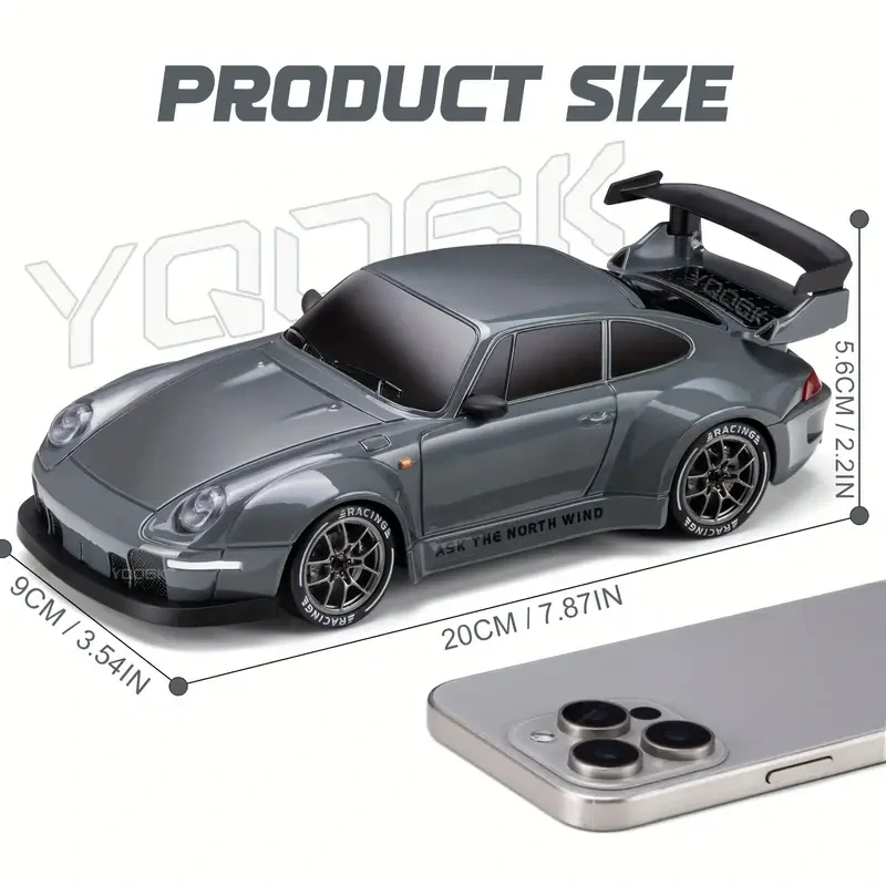 Vysokorychlostní 4WD RC Drift Car se světly