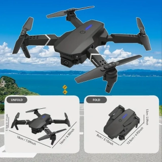 Dron E88 s dvojitou kamerou